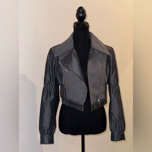 Brunello Cucinelli Charcoal Bomber Jacket